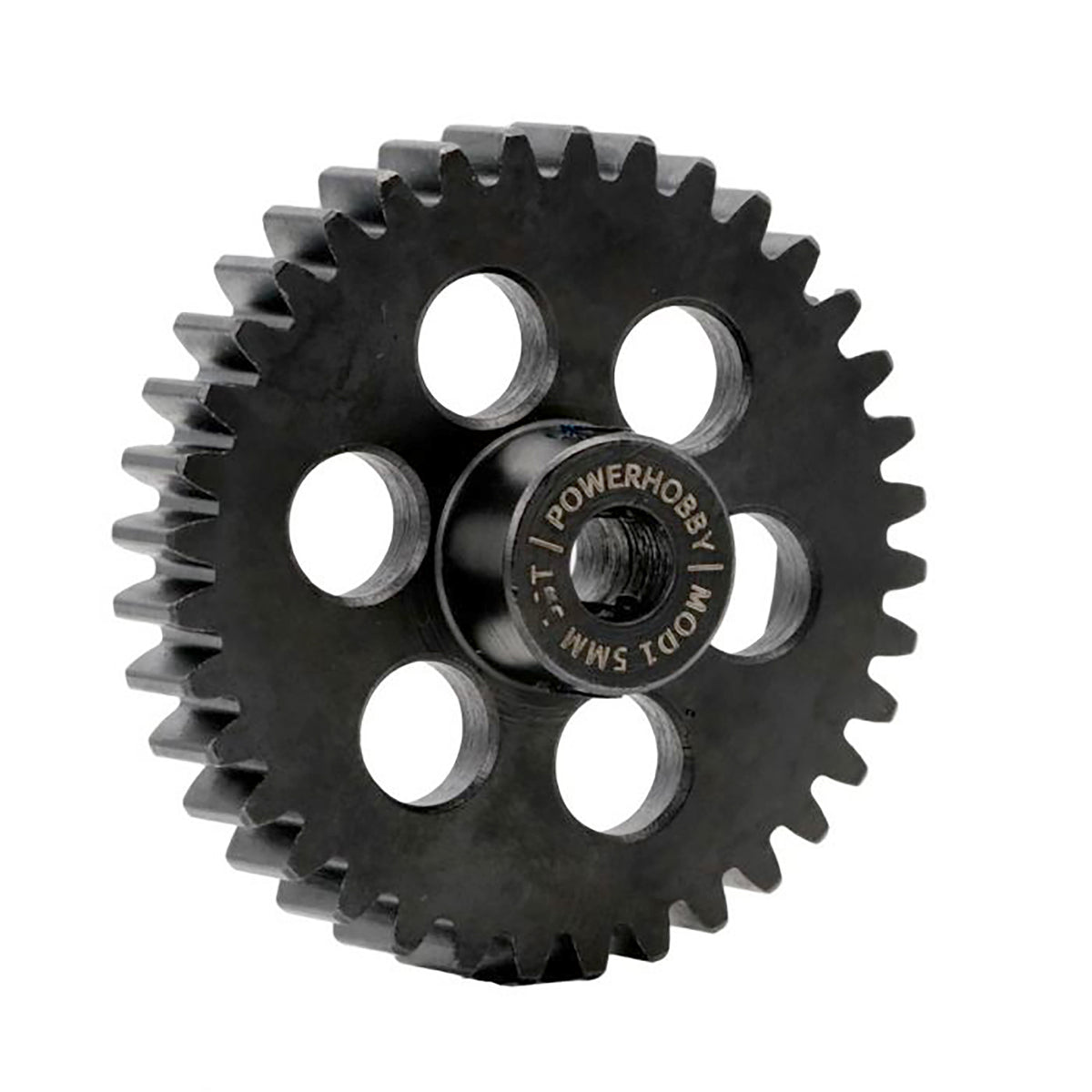 Power Hobby Hardened Steel 35 Tooth Mod1 5mm Pinion Gear with 2 Grub Screws
