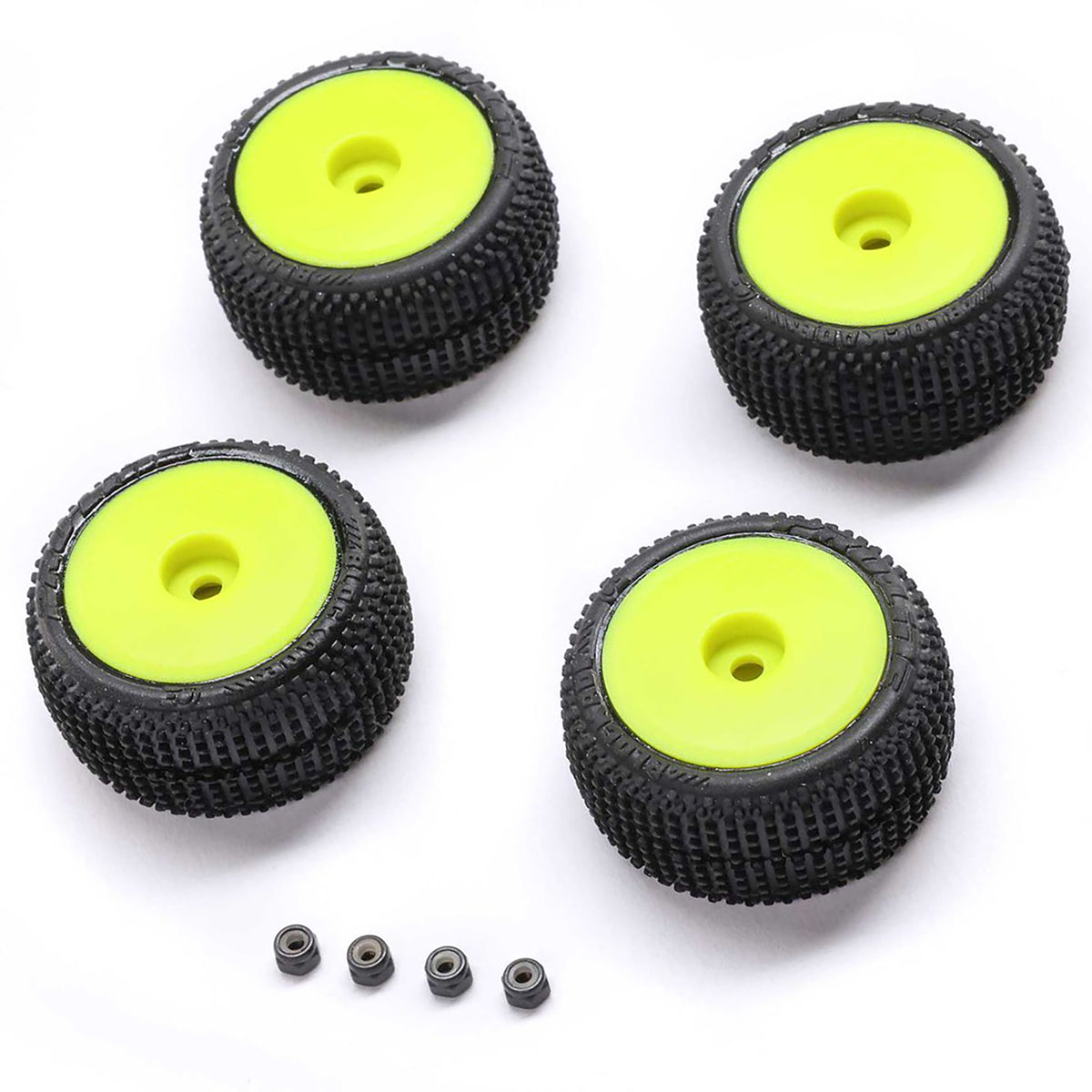 Pro-Line Blockade Tire, Yellow, Mounted: Micro-T