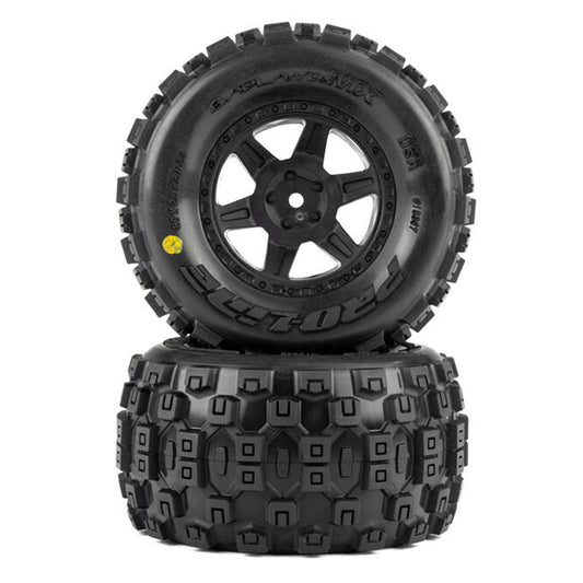 Pro-Line Badlands MX MTD 12mm Black Desperado 2.0 Wheel: Mini Maxx (2)