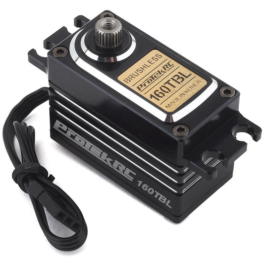 ProTek RC 160TBL Black Label Low Profile High Torque Brushless Servo (High Voltage/Metal Case)