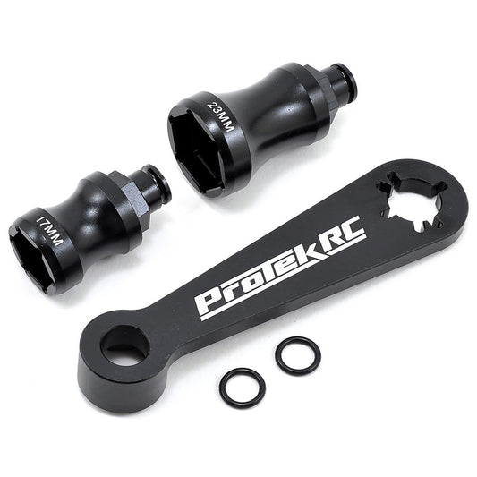 ProTek RC Aluminum Hex Wheel and Flywheel Wrench (Buggy, Truggy 17mm & 23mm)