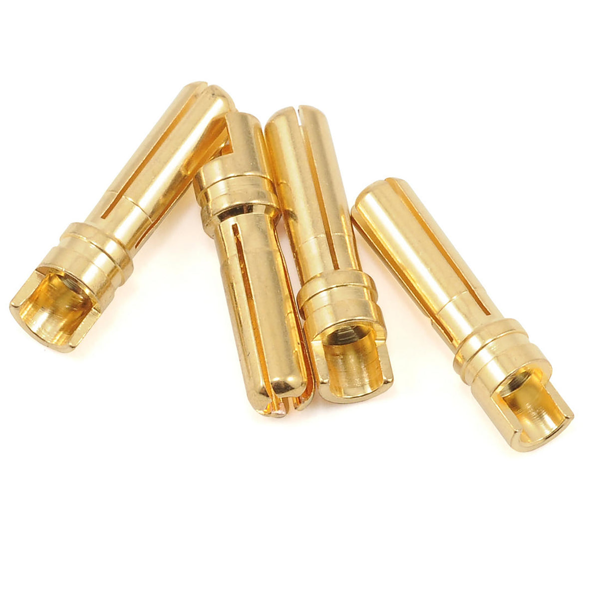ProTek RC 4.0mm "Super Bullet" Solid Gold Connectors (4 Male)