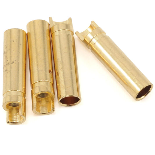 ProTek RC 4.0mm Super Bullet Solid Gold Connectors (4 Female)