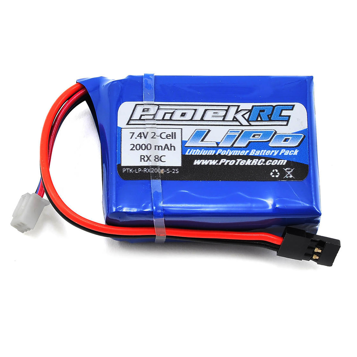 ProTek RC LiPo HB & Losi 8IGHT Receiver Battery Pack (7.4V/2000mAh) (w/Balancer Plug)
