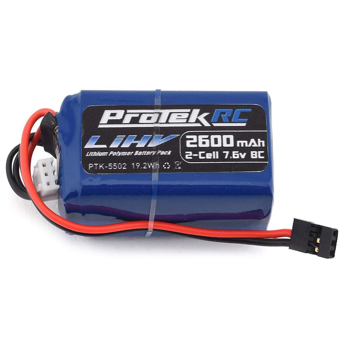 ProTek RC HV LiPo Hump/Short Receiver Battery Pack (Kyosho/Tekno) (7.6V/2600mAh) (w/Balancer Plug)