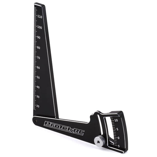 ProTek RC Aluminum Camber Gauge (117mm Tall)