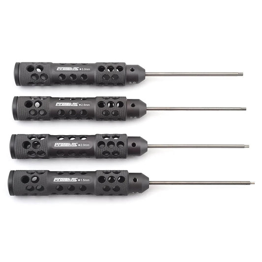 ProTek RC "TruTorque SL" Metric Hex Driver Set (4) (1.5mm, 2.0mm, 2.5mm, 3.0mm)
