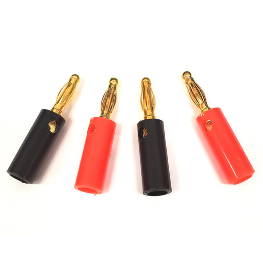 Racer's Edge Heavy Duty Banana Plugs (2 pair)