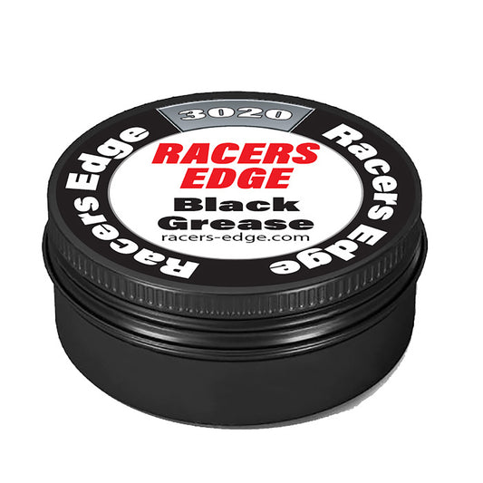 Racer's Edge Black Grease (8ml) in Black Aluminum Tin w/Screw On Lid