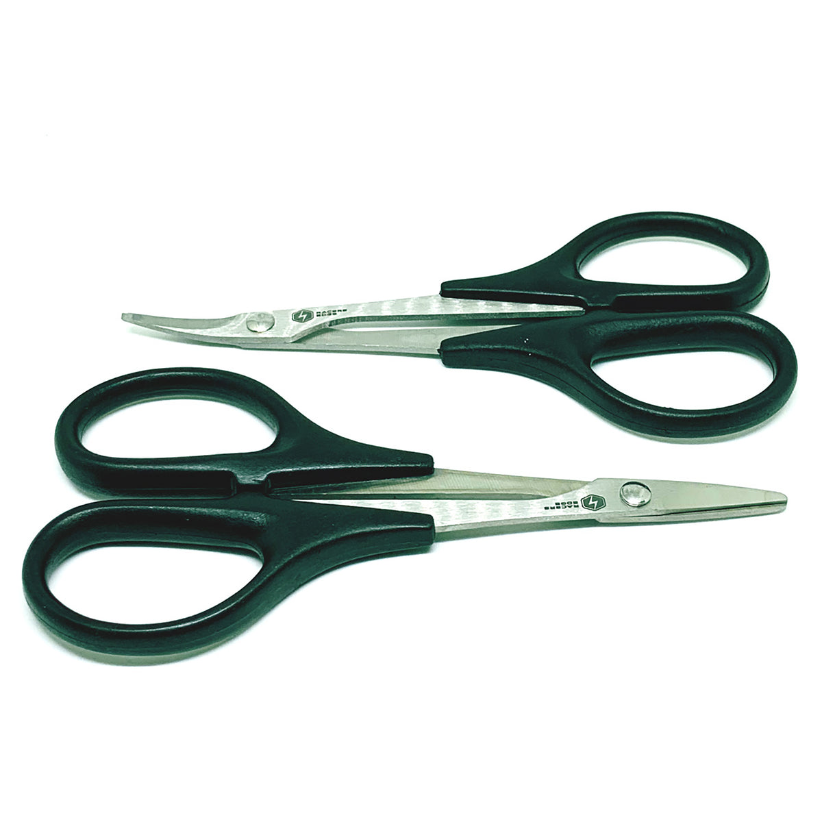 Racer's Edge High Speed Steel Curved Scissor & Straight Scissor Set (2pcs)