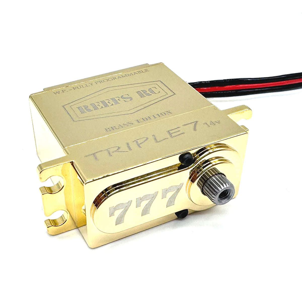 Reef's RC Triple7 Brass Edition, Progammable Servo