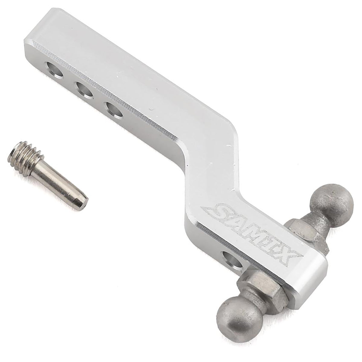 Samix Aluminum Drop Hitch Receiver for Traxxas TRX-4 (Silver)