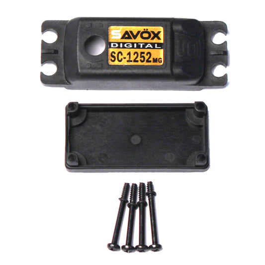 Savox Top & Bottom Servo Case w/ 4 Screws, for SC1252MG
