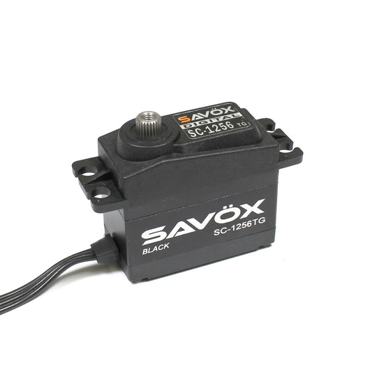 Savox Black Edition, Standard Size Coreless Digital Servo, 0.15sec / 277oz @ 6V