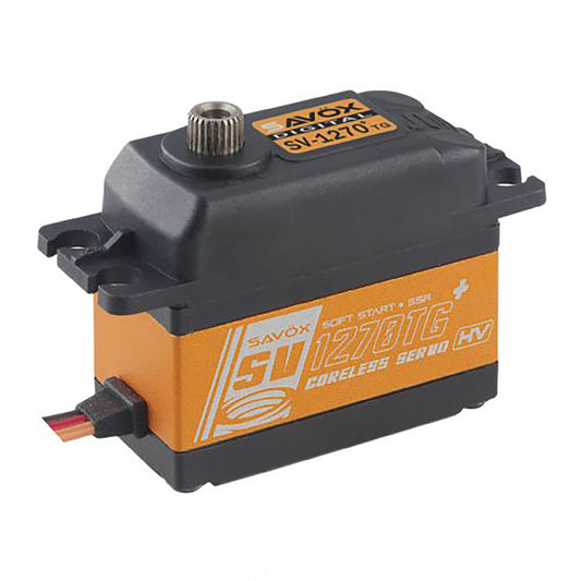 Savox High Voltage Coreless Digital Servo with Soft Start, 0.10sec / 624.9oz @ 8.4V