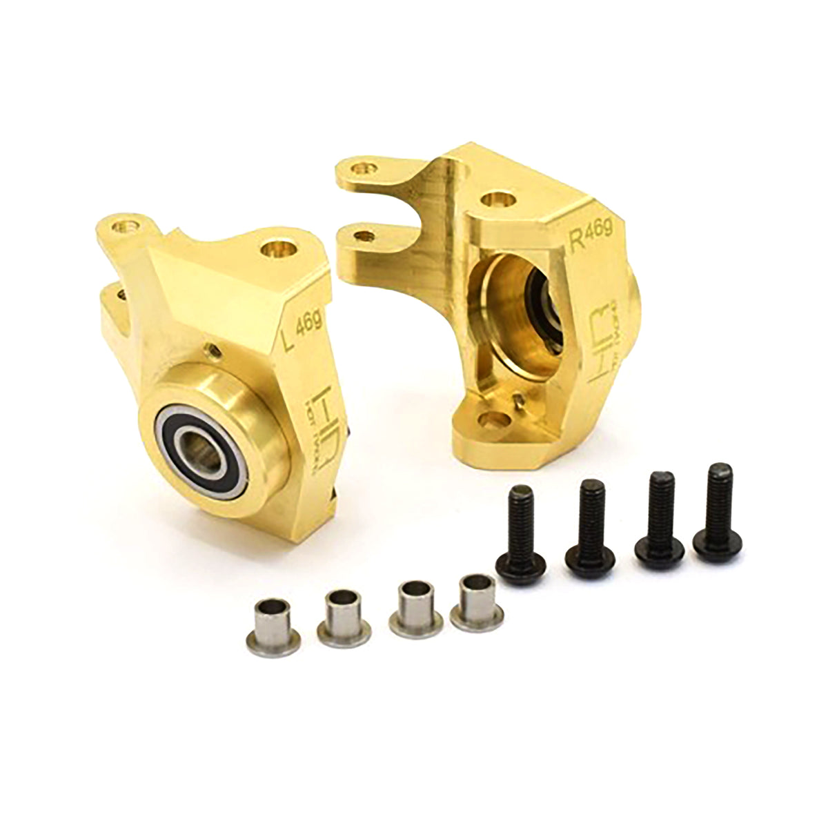 Hot Racing Axial SCX10 II Brass Heavy Metal AR44 Steering Knuckle w/HD Bearing