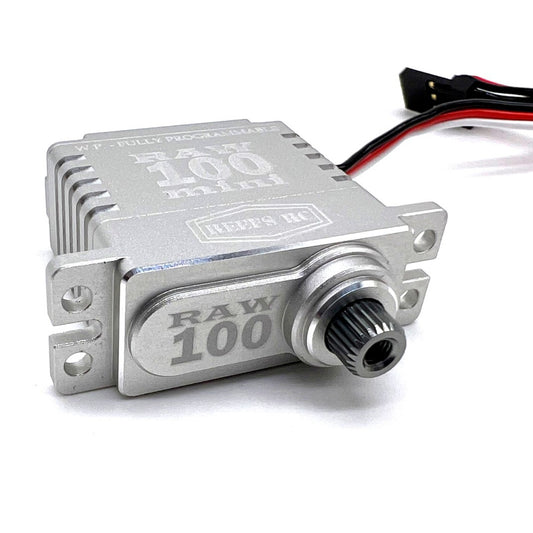 Reef's RC RAW 100 Mini Silver Servo Programmable
