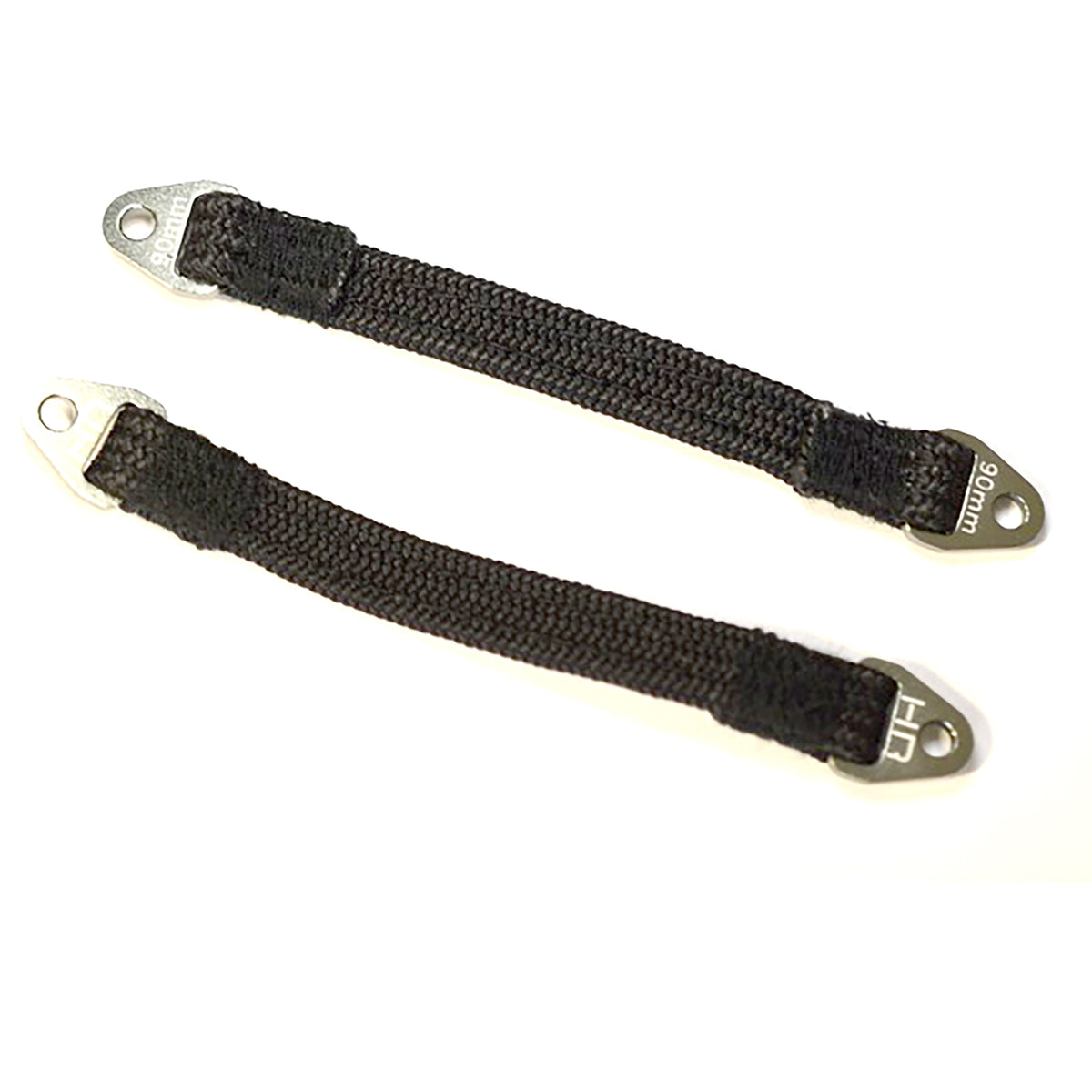 Hot Racing Suspension Travel Limit Straps 90mm (Gunmetal)(2)