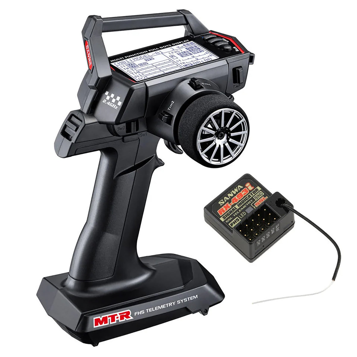 Sanwa MT-R FH5 4-Channel 2.4GHz Radio System w/RX-493i Receiver