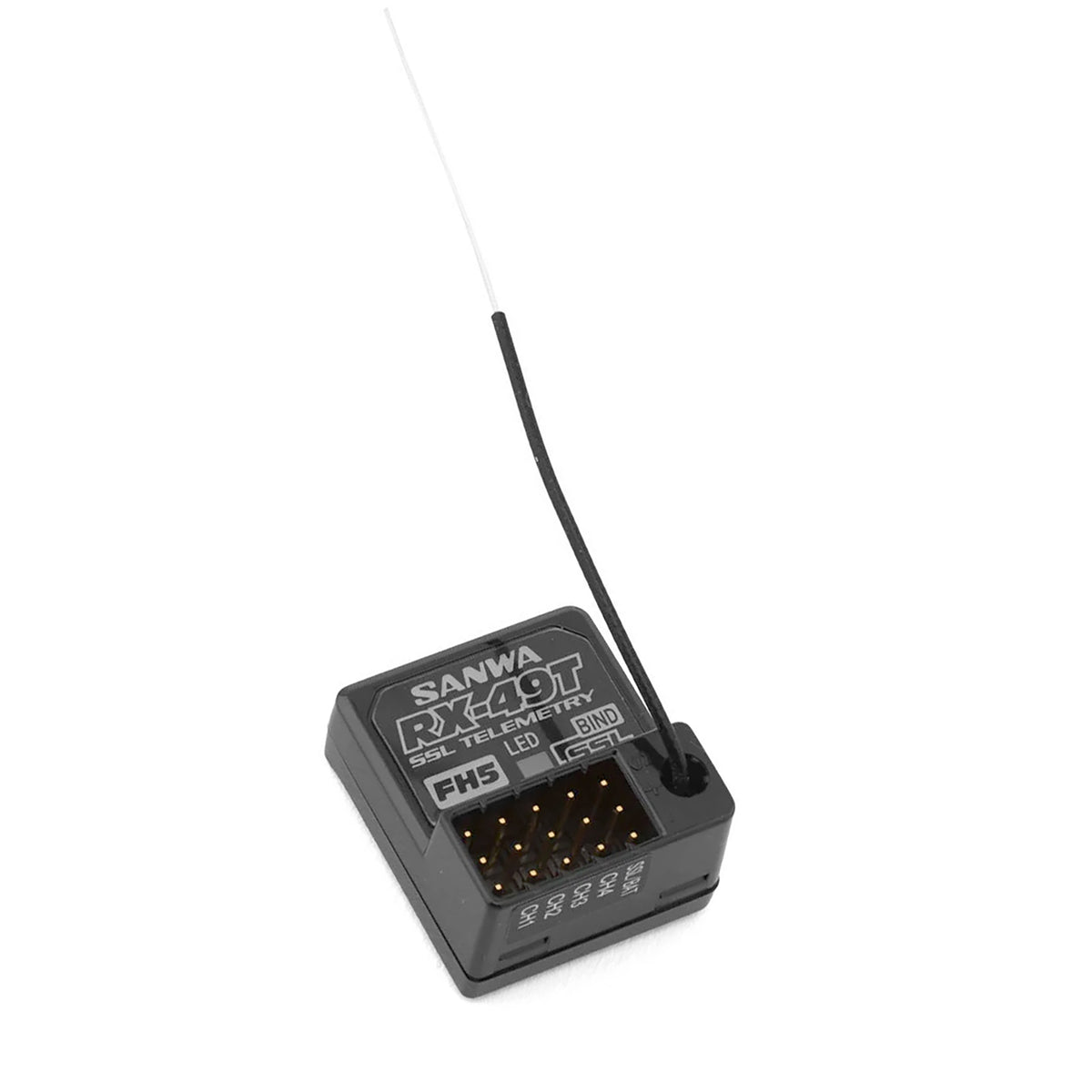 Sanwa/Airtronics RX-49T 2.4GHz 4-Channel FH5 Telemetry Receiver