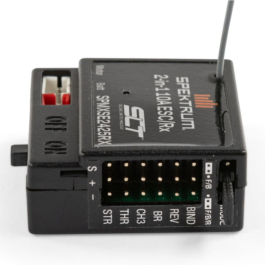 Spektrum RC 2n1 10A Brushed ESC / SLT RX 1/24 Scale
