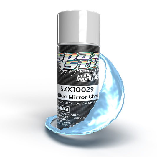 Spaz Stix Sky Blue Mirror Chrome Aerosol Paint, 3.5oz Can