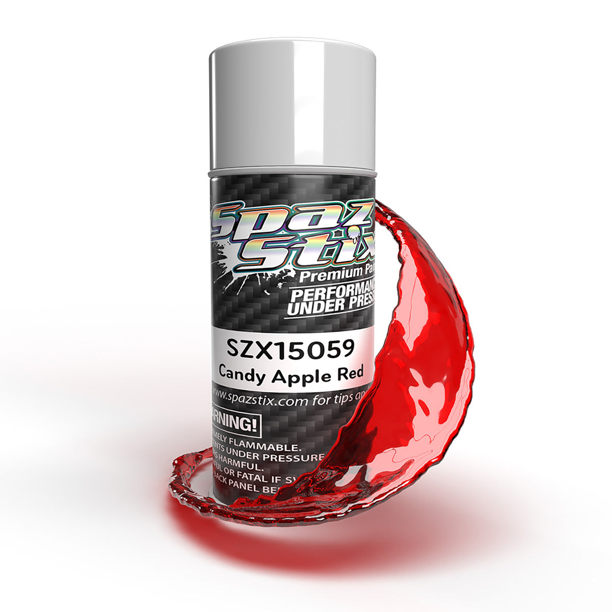 Spaz Stix Candy Apple Red Aerosol Paint, 3.5oz Can