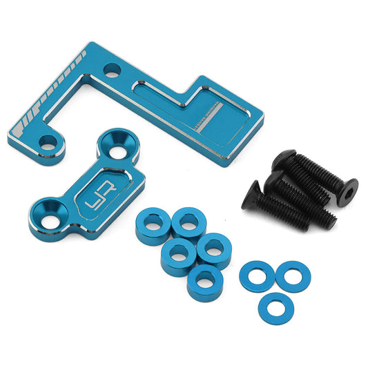 Yeah Racing Tamiya TT-02 Aluminum Main Shaft Bearings Holder Braces Set (Blue)