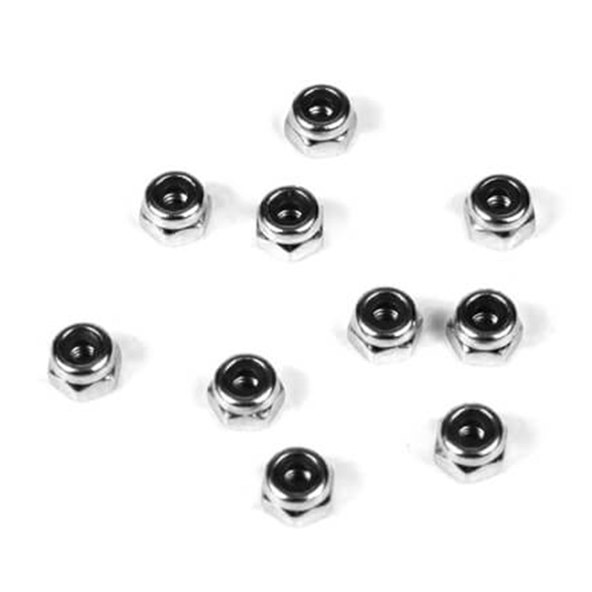 Tekno RC M2.5 Locknuts (zinc finish, 10pcs)