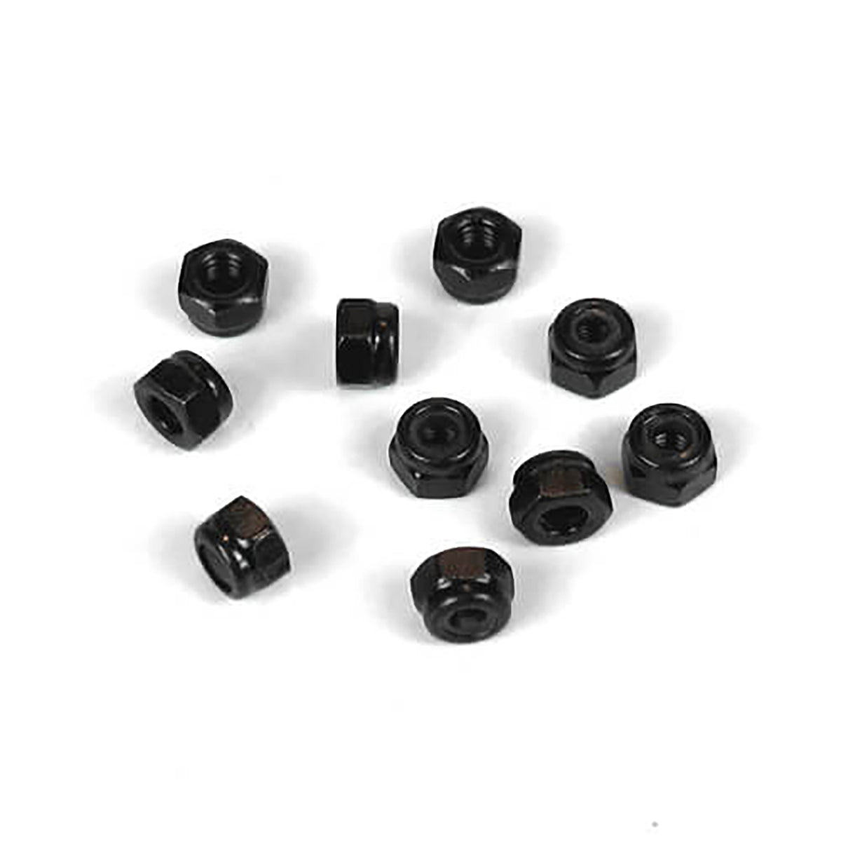 Tekno RC M3 Locknuts (Black, 10pcs)