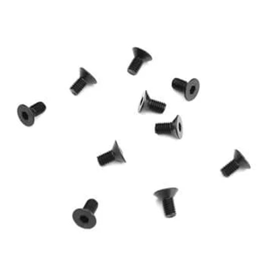 Tekno RC 3x6mm Flat Head Screws (10)