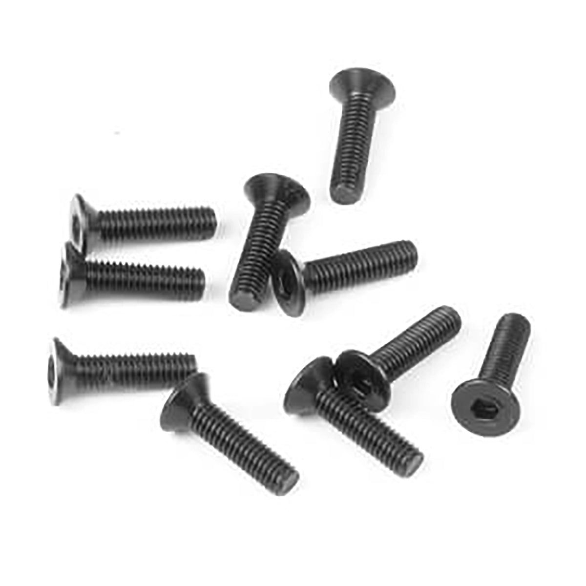 Tekno RC 3x12mm Flat Head Screws (10)