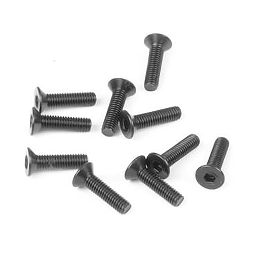 Tekno RC 4x25mm Flat Head Screws (10)