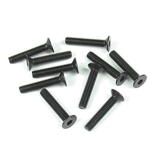 Tekno RC 3x16mm Flat Head Screws (10)