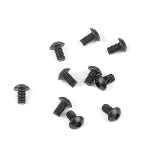 Tekno RC M3x5mm Button Head Screws (black, 10pcs)