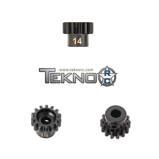 Tekno RC Pinion Gear 14T, MOD1, 5mm Bore, M5 Set Screw