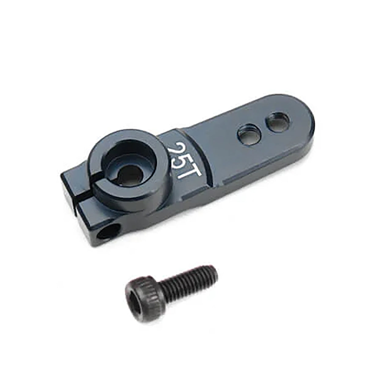 Tekno RC Aluminum Servo Horn (25T spline, M3 clamp, double hole)