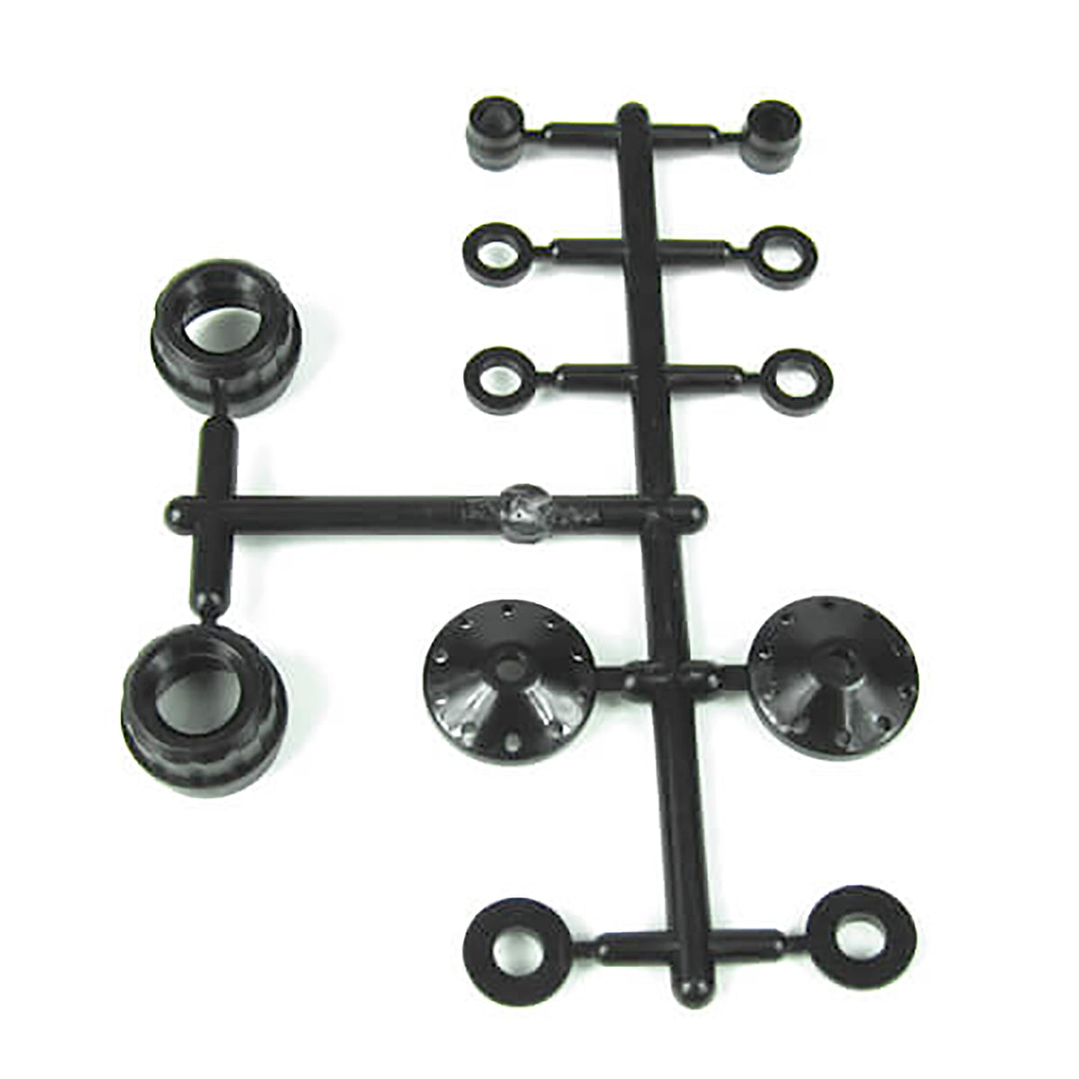Tekno RC  Shock Shaft Guide, Piston and Bushing Set (for 2 shocks)