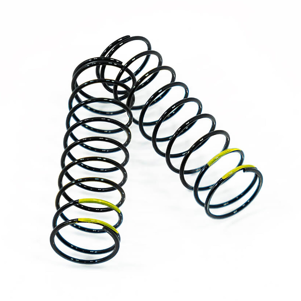 Tekno RC Shock Spring Set (1.5 x 10.0T, 3.59lb/in, 73mm, yellow)