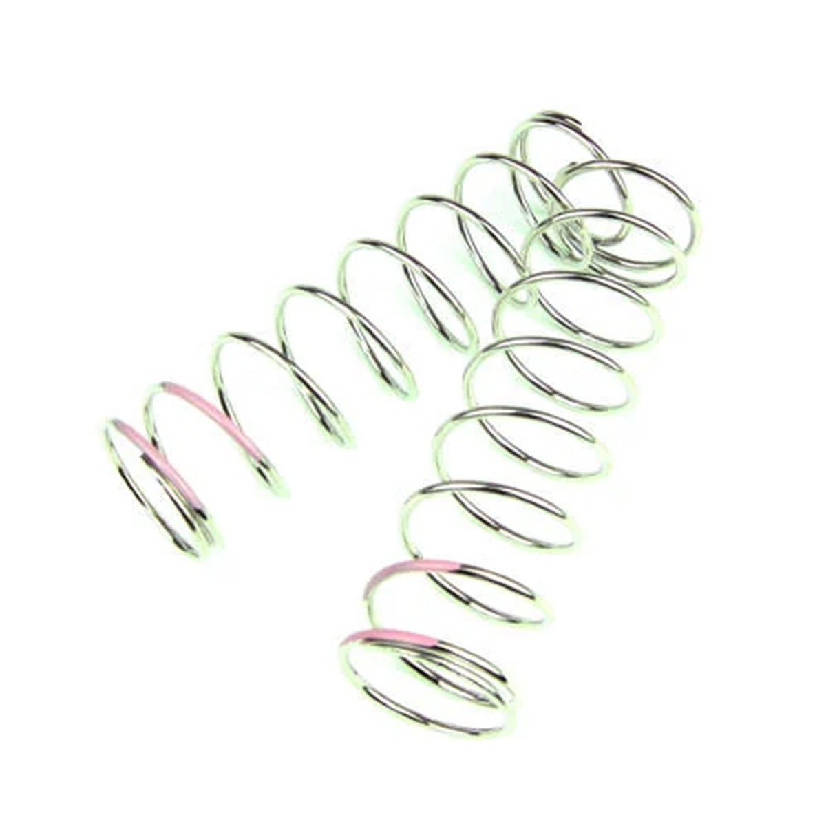 Tekno RC Shock Spring Set (front, 1.6×9.0T, 80mm, pink, 4.80 lb/in)