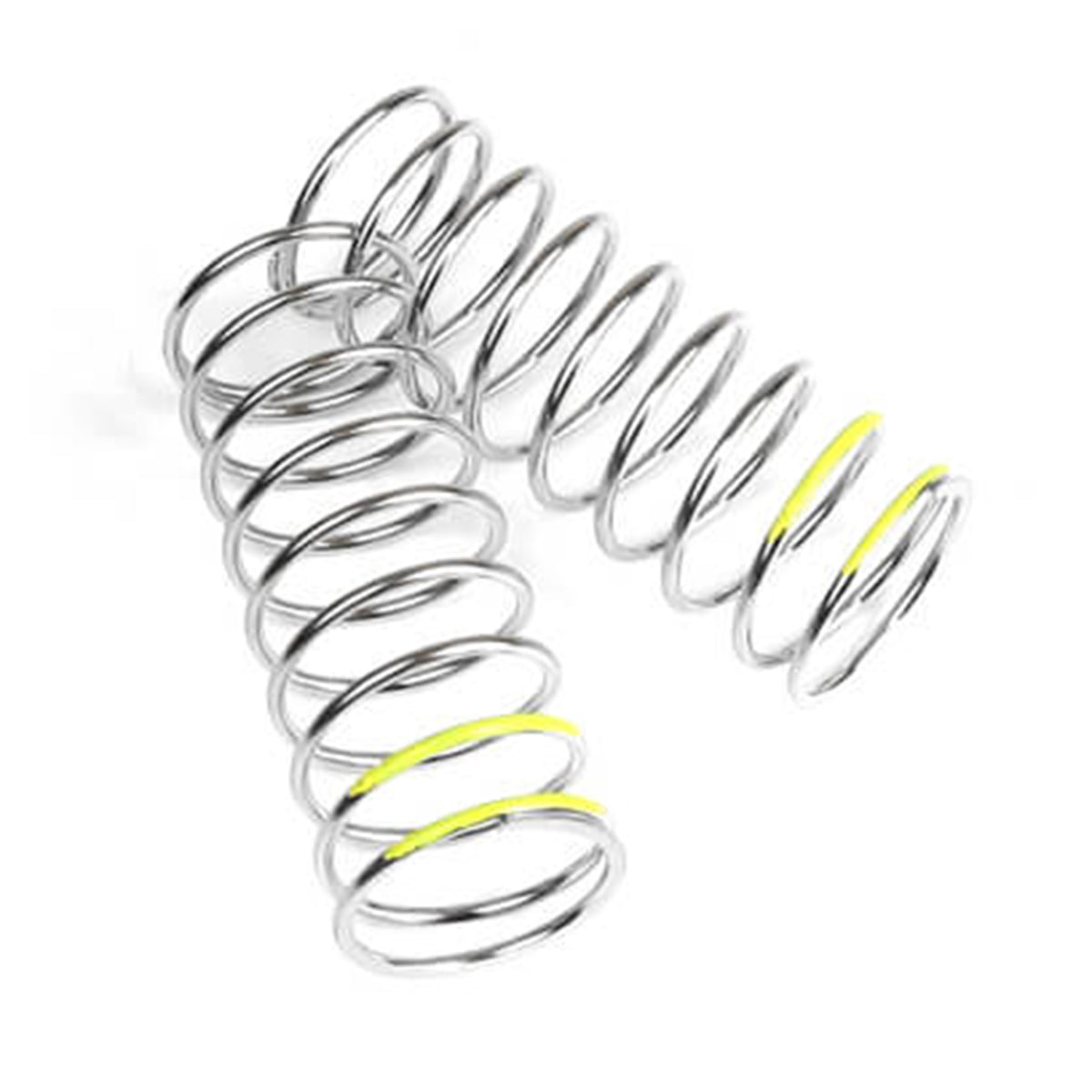 Tekno RC LF Shock Spring Set (front, 1.6x9.75, 4.44lb/in, 57mm, yellow)