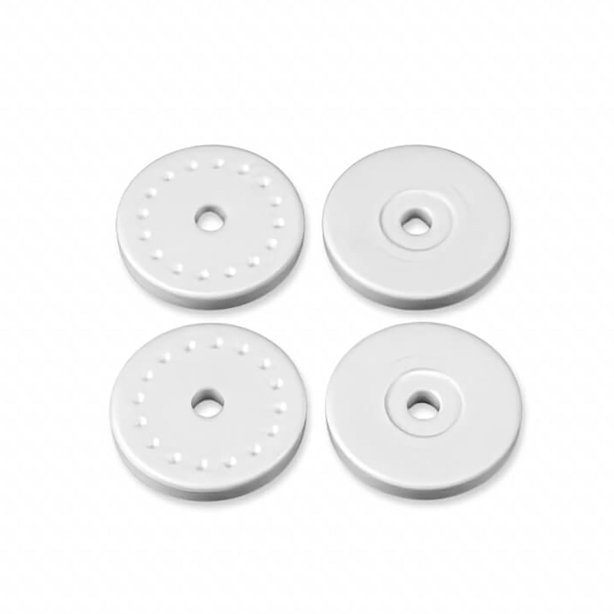 Tekno RC Shock Piston Blanks (flat/flat, 15.8mm, precision molded, 16 dimples)