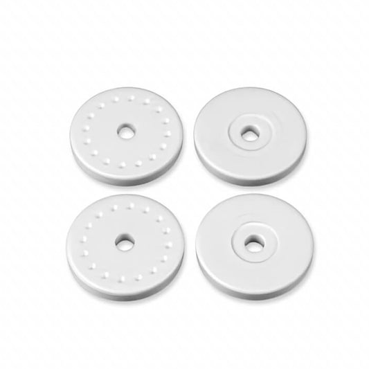 Tekno RC Shock Piston Blanks (flat/flat, 15.8mm, precision molded, 16 dimples)