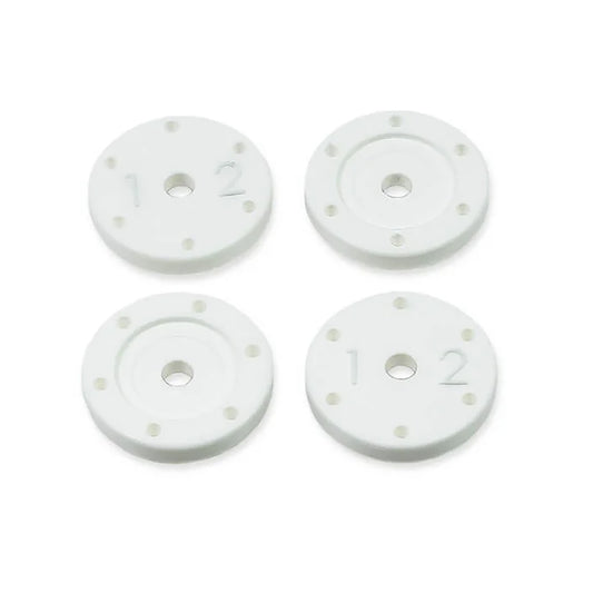 Tekno RC Shock Piston Set (flat/flat, all 16mm shocks, 6×1.2, 4pcs)