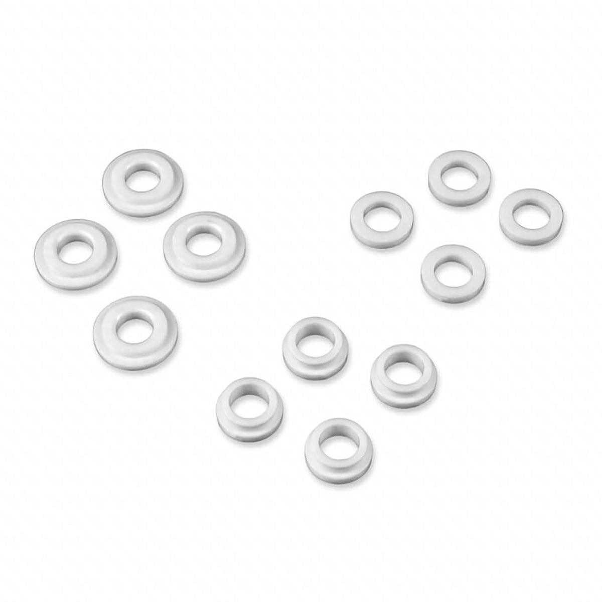 Tekno RC Shock Shaft Guide Set (precision molded, POM, for 16mm shocks)