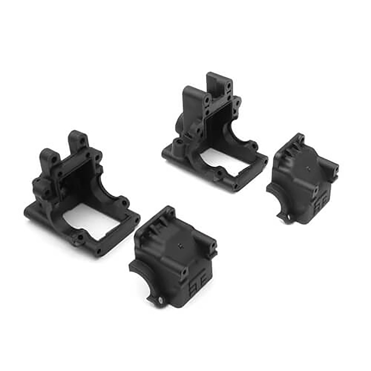 Tekno RC EB410/ET410 Front & Rear Revised Bulkhead Set