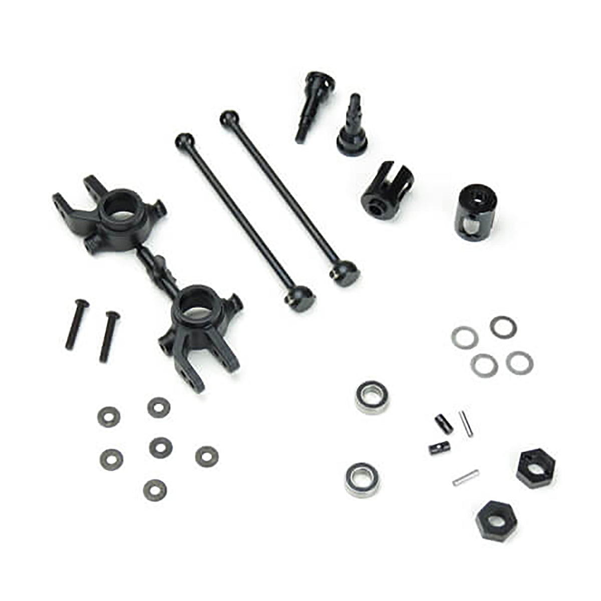 Tekno RC M6 Driveshafts and Steering Blocks for Slash 4x4 (front, 6mm) 