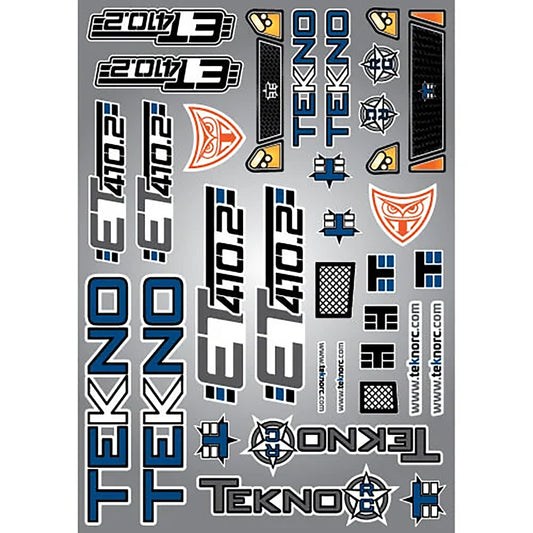 Tekno RC ET410.2 Decal Sheet