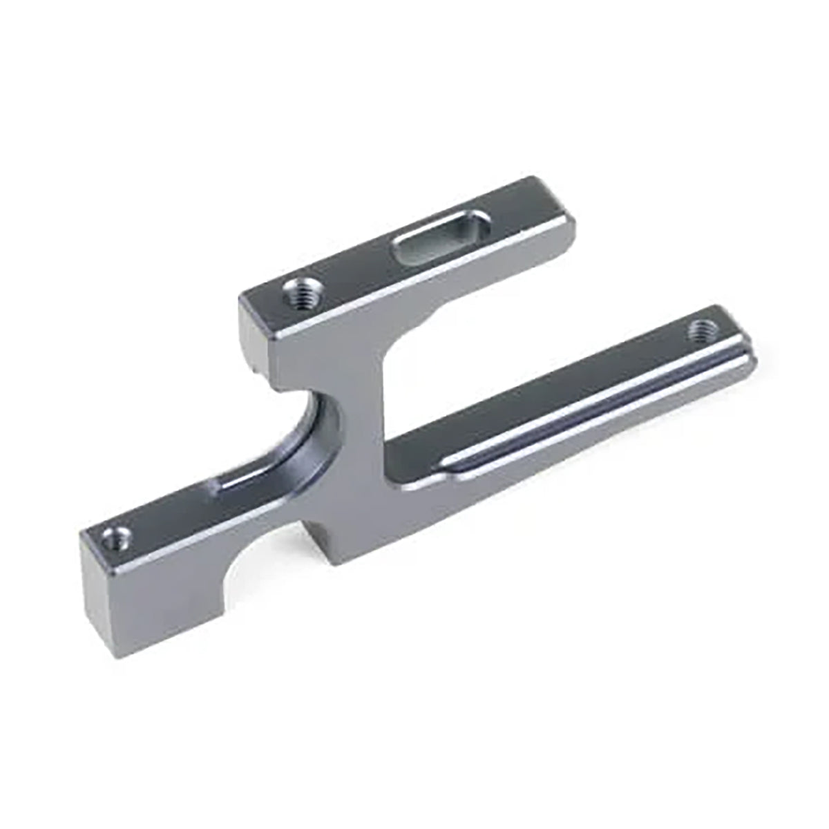 Tekno RC Split Center Diff Mount (7075, gun metal ano, EB/ET48 2.0)