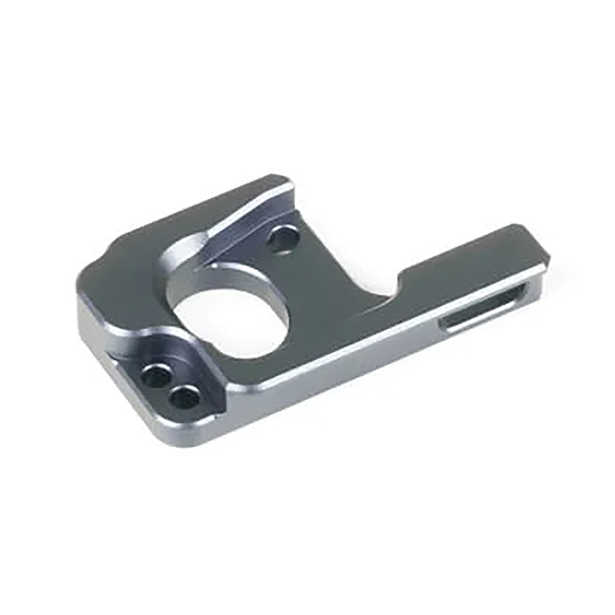 Tekno RC Motor Mount Insert (7075, gun metal ano, EB/ET48 2.0)